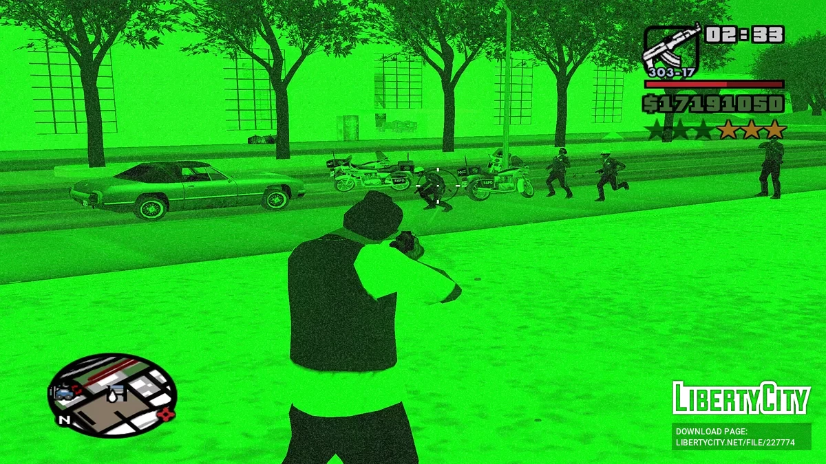 Быстрый тепловизор и ночник / GTA San Andreas