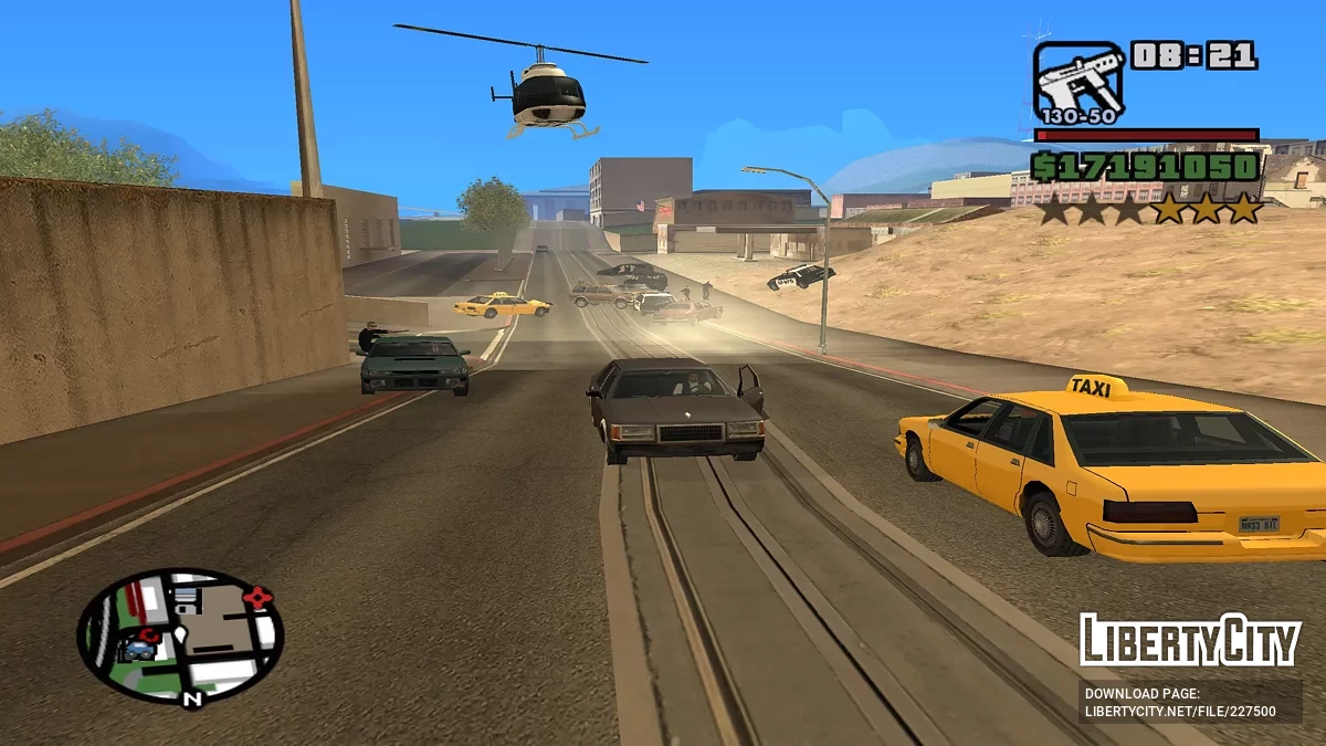 Дополнительные силы при розыске / GTA San Andreas