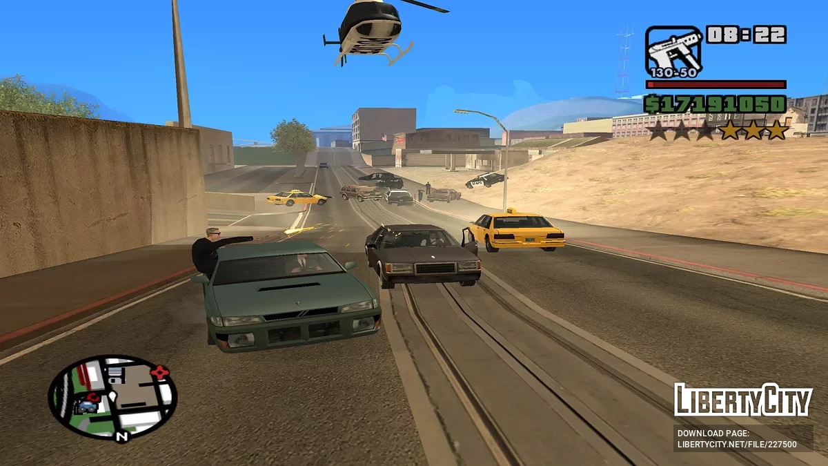 Дополнительные силы при розыске / GTA San Andreas