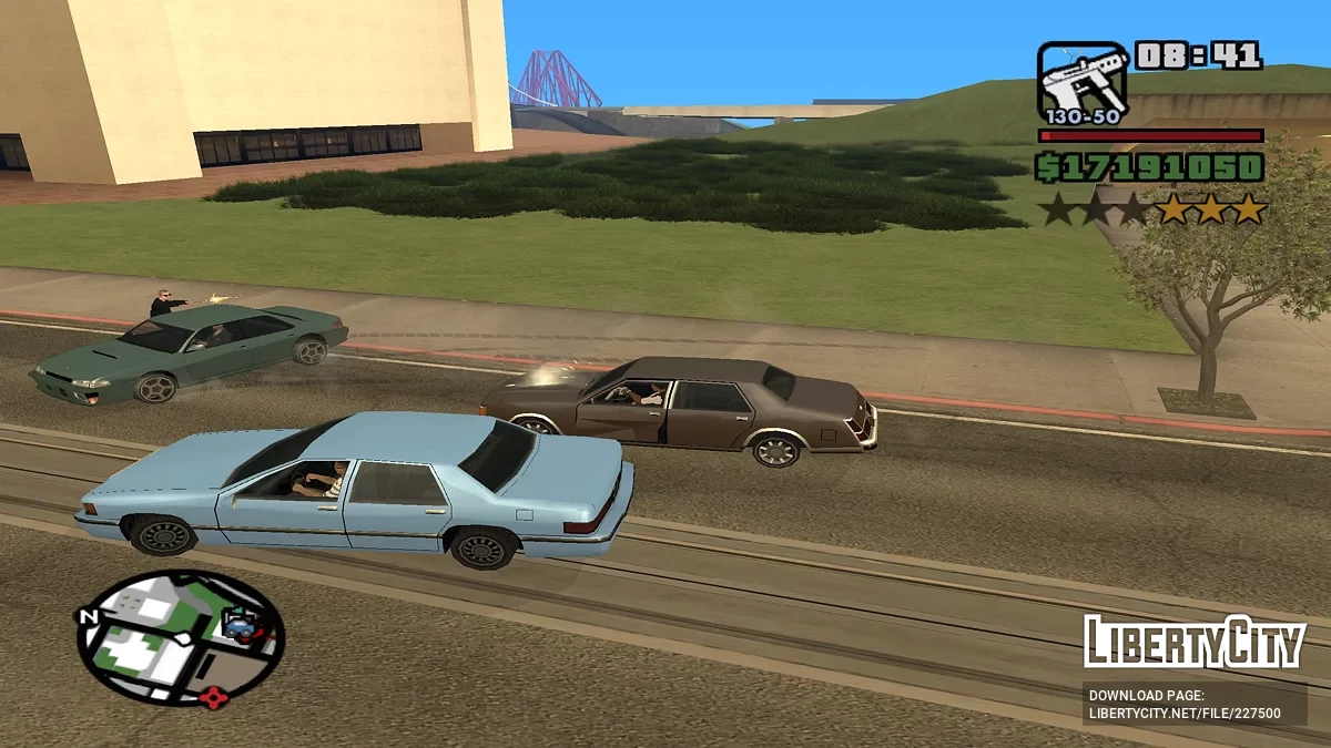 Дополнительные силы при розыске / GTA San Andreas