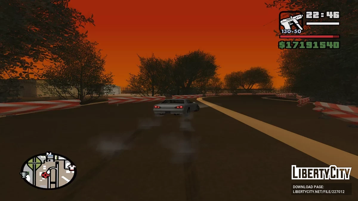 Гоночная трасса в Las Venturas / GTA San Andreas