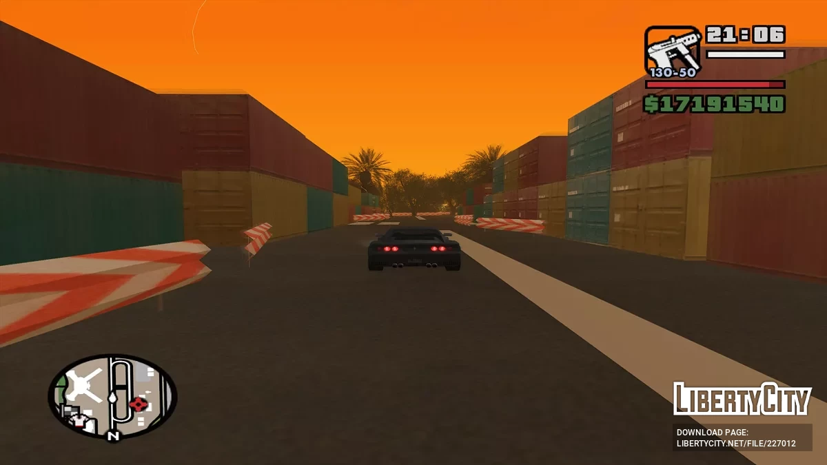 Гоночная трасса в Las Venturas / GTA San Andreas