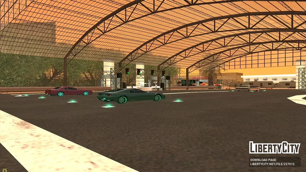 Гоночная трасса в Las Venturas / GTA San Andreas