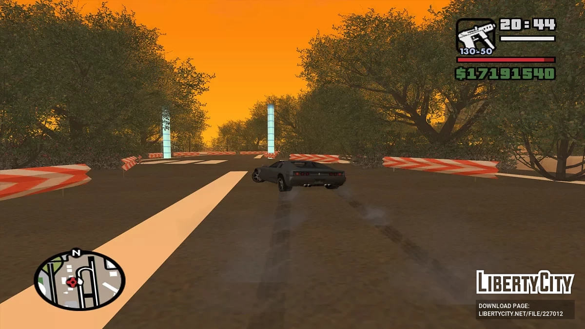 Гоночная трасса в Las Venturas / GTA San Andreas