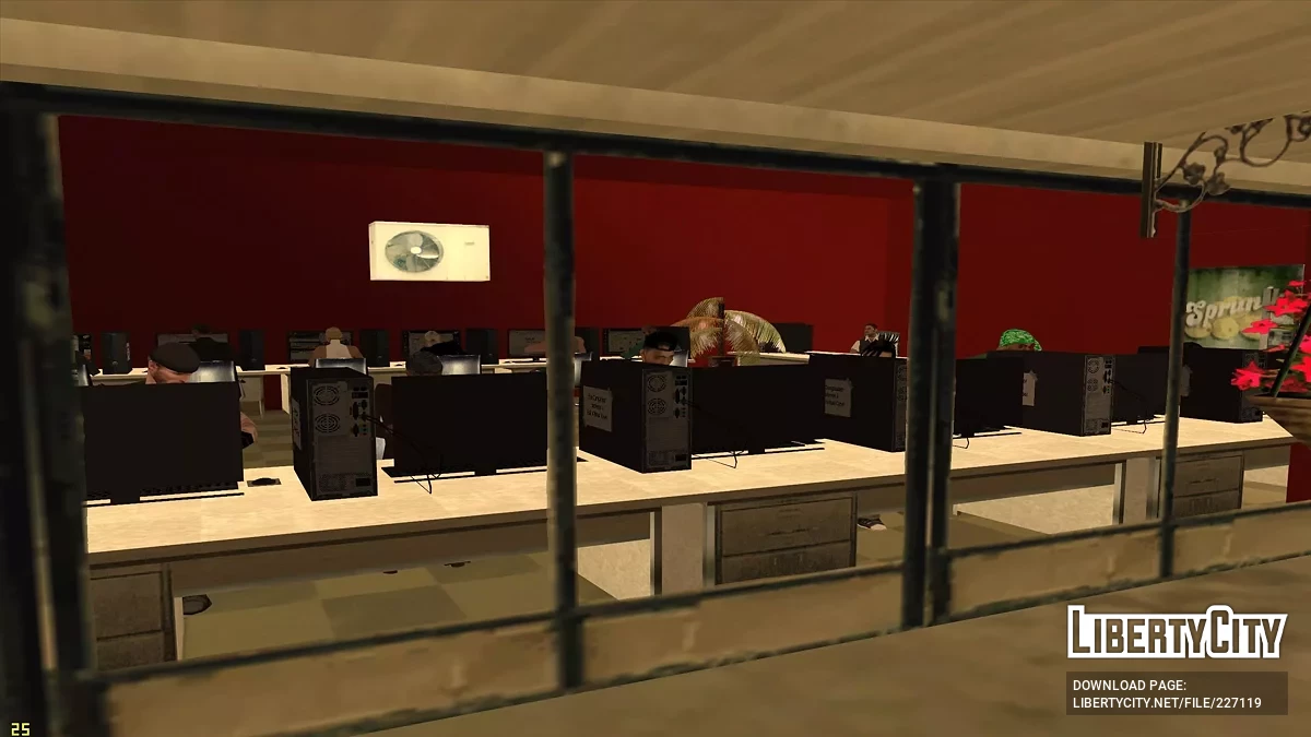 Компьютерный клуб в Гантоне (Cyber Cafe) / GTA San Andreas