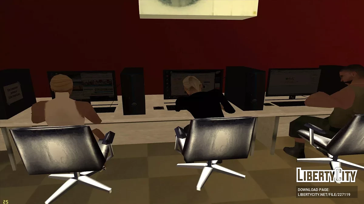 Компьютерный клуб в Гантоне (Cyber Cafe) / GTA San Andreas