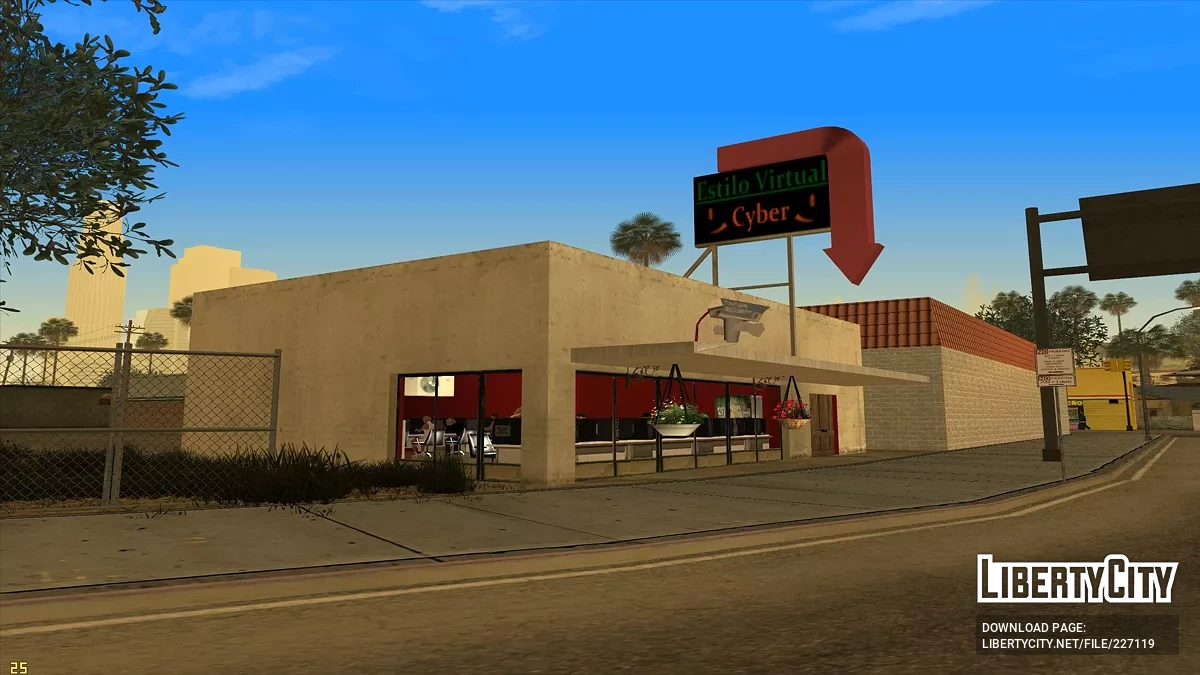 Компьютерный клуб в Гантоне (Cyber Cafe) / GTA San Andreas