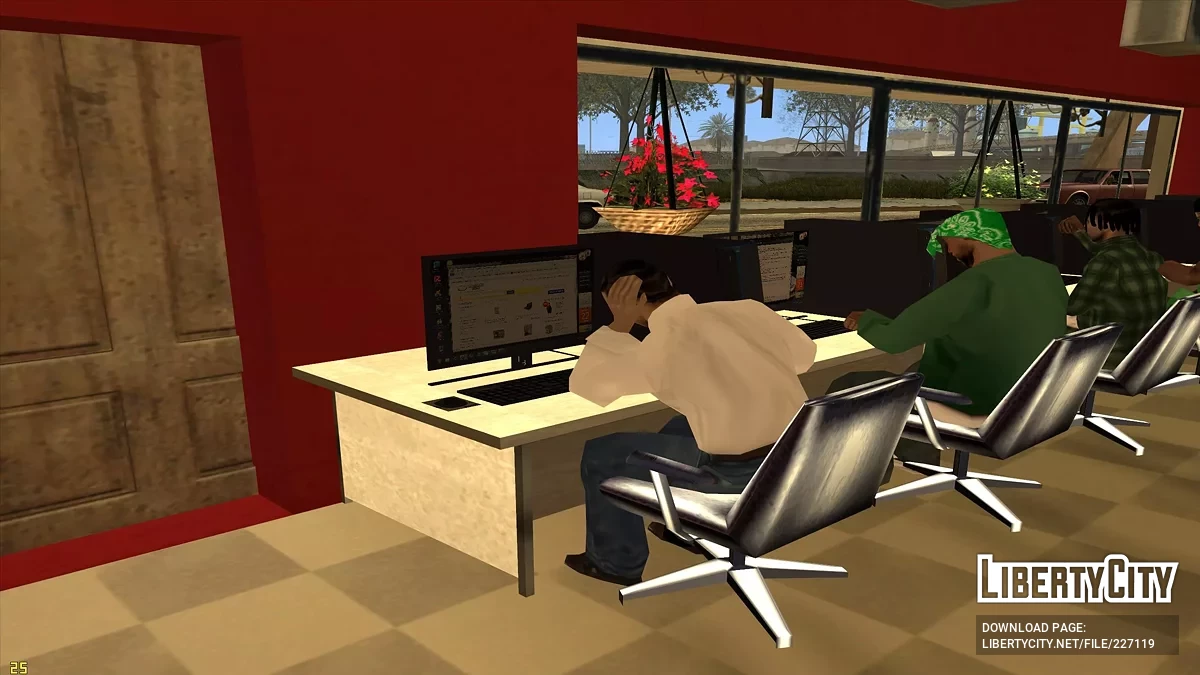 Компьютерный клуб в Гантоне (Cyber Cafe) / GTA San Andreas