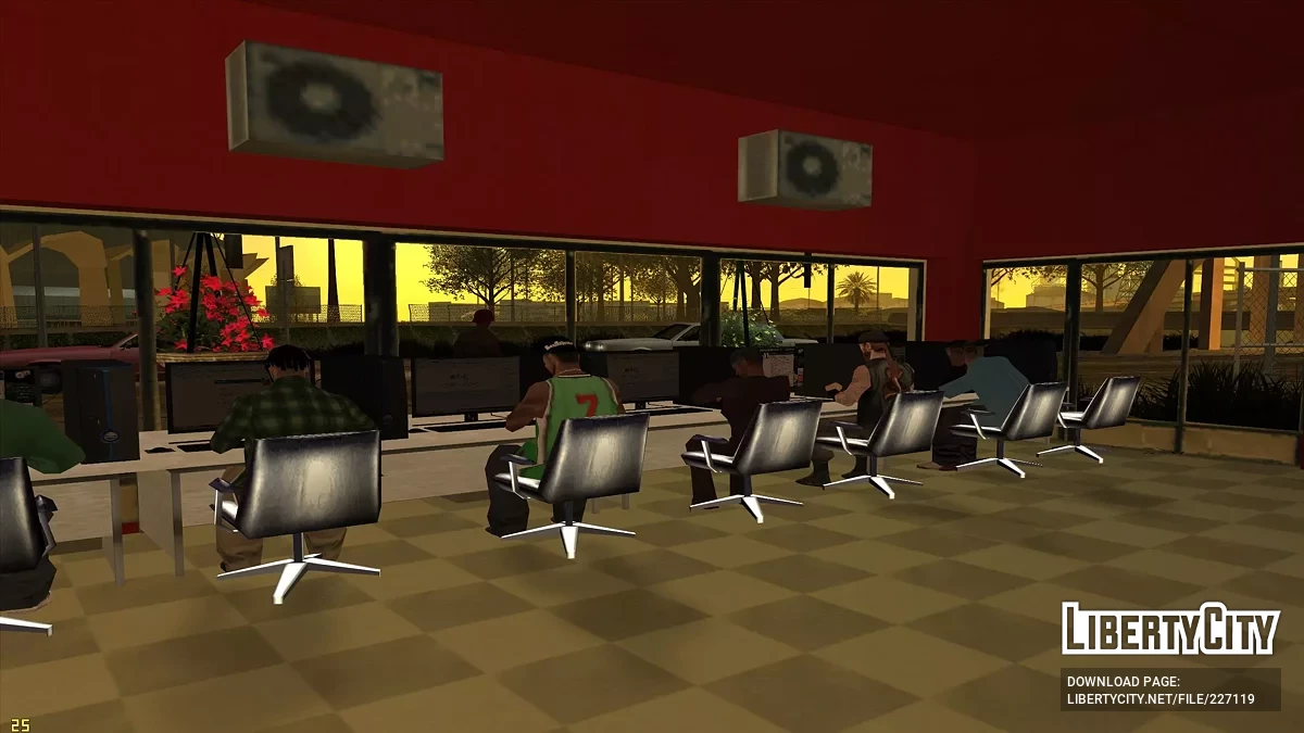 Компьютерный клуб в Гантоне (Cyber Cafe) / GTA San Andreas