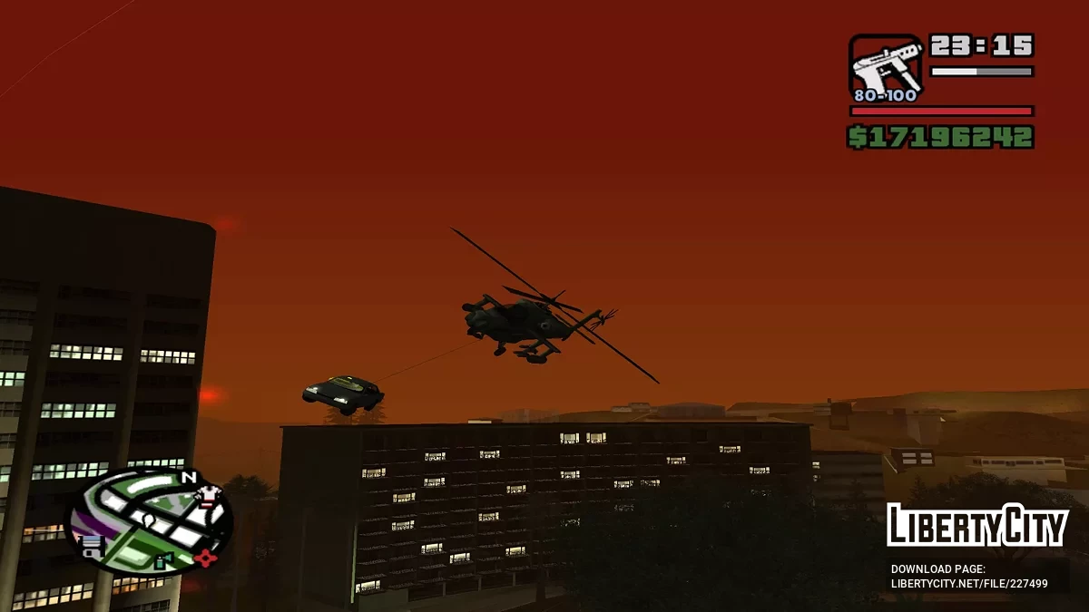 Магнит для вертолета / GTA San Andreas