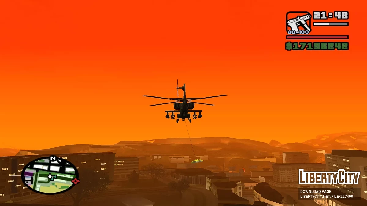 Магнит для вертолета / GTA San Andreas