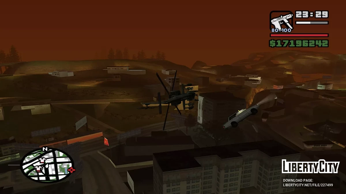 Магнит для вертолета / GTA San Andreas