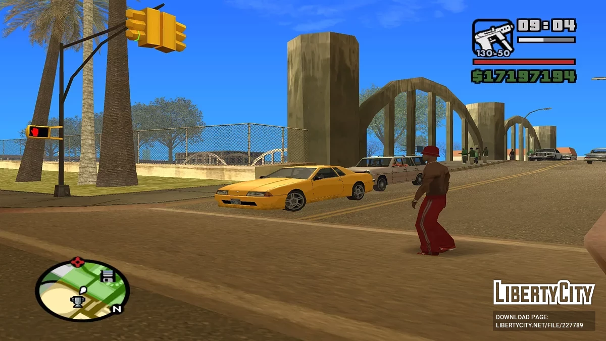 Быстрая смена цвета автомобиля / GTA San Andreas