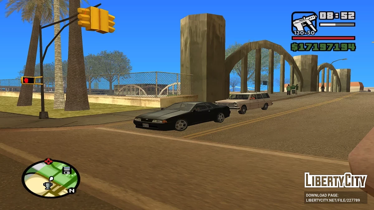 Быстрая смена цвета автомобиля / GTA San Andreas
