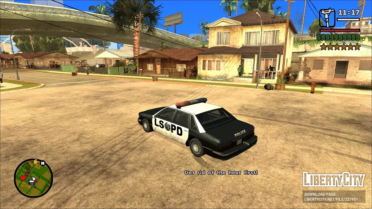 Никогда не быть в розыске при прохождении Vigilante (SA) / GTA San Andreas