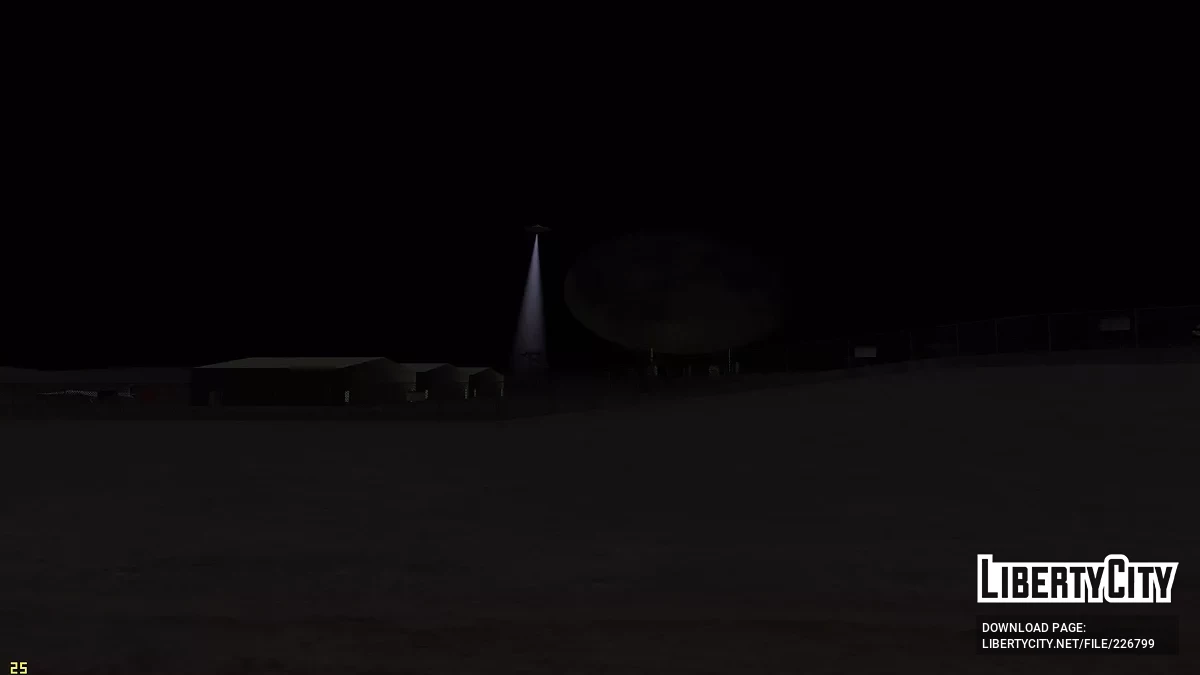 Открытая Зона 51 и НЛО / GTA San Andreas
