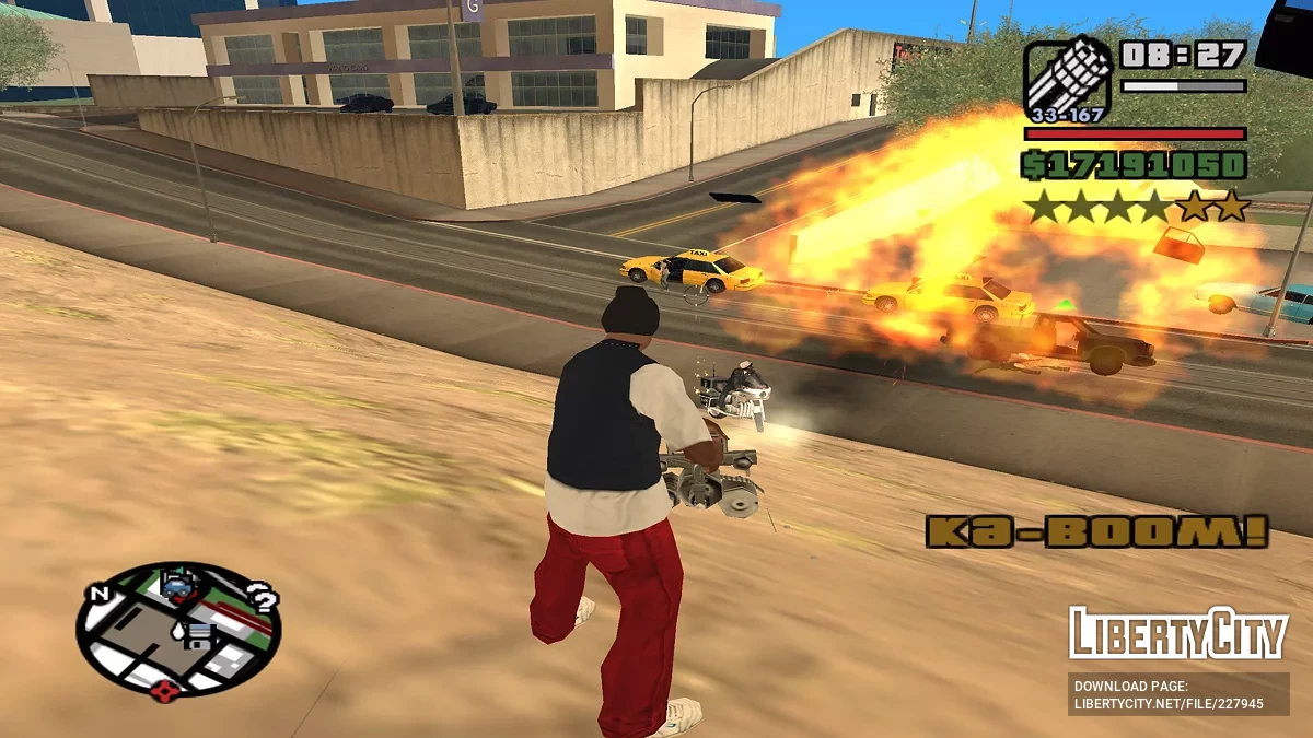 Озвучка взрыва транспорта / GTA San Andreas