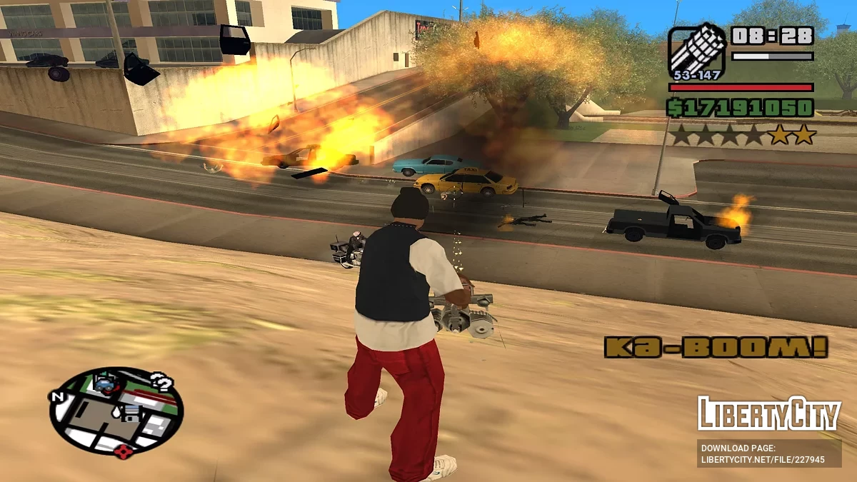 Озвучка взрыва транспорта / GTA San Andreas