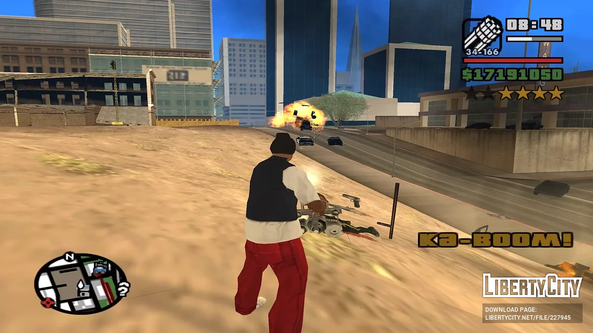 Озвучка взрыва транспорта / GTA San Andreas
