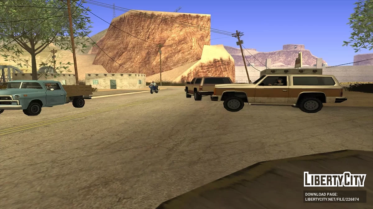Живой трафик в деревнях / GTA San Andreas