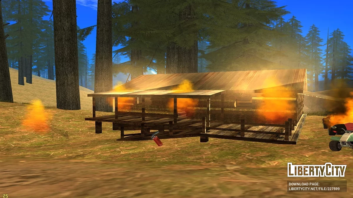 Пожар в лесу / GTA San Andreas
