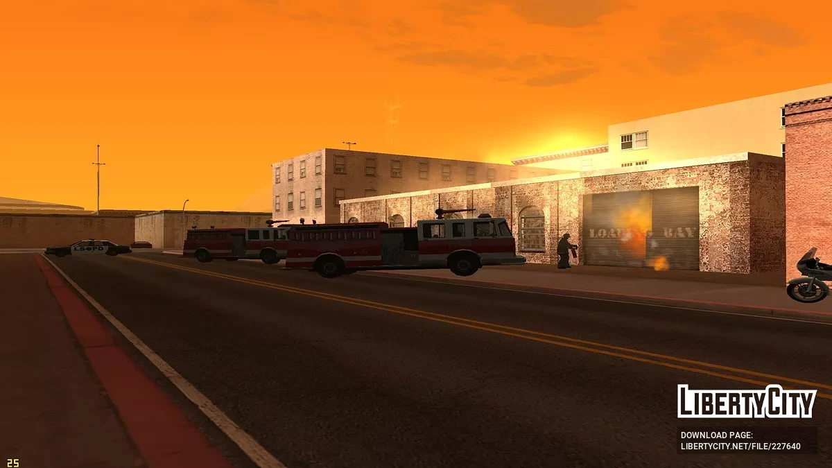 Пожар в San Fierro / GTA San Andreas