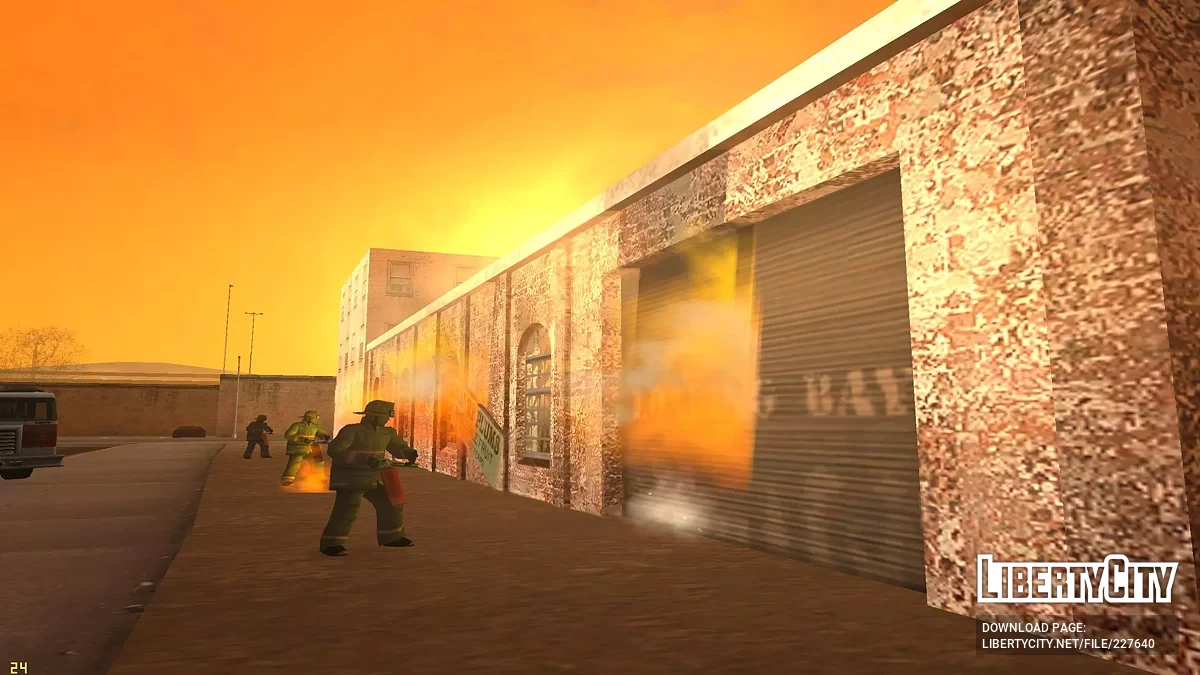 Пожар в San Fierro / GTA San Andreas