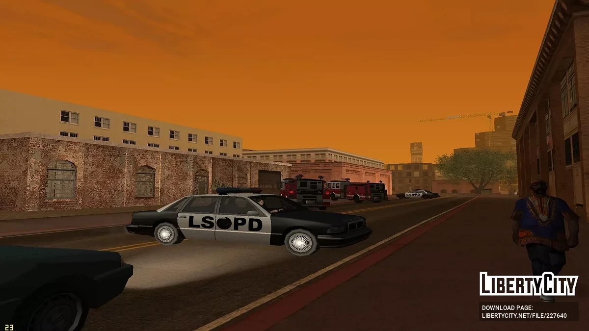 Пожар в San Fierro / GTA San Andreas
