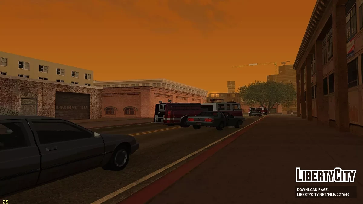 Пожар в San Fierro / GTA San Andreas