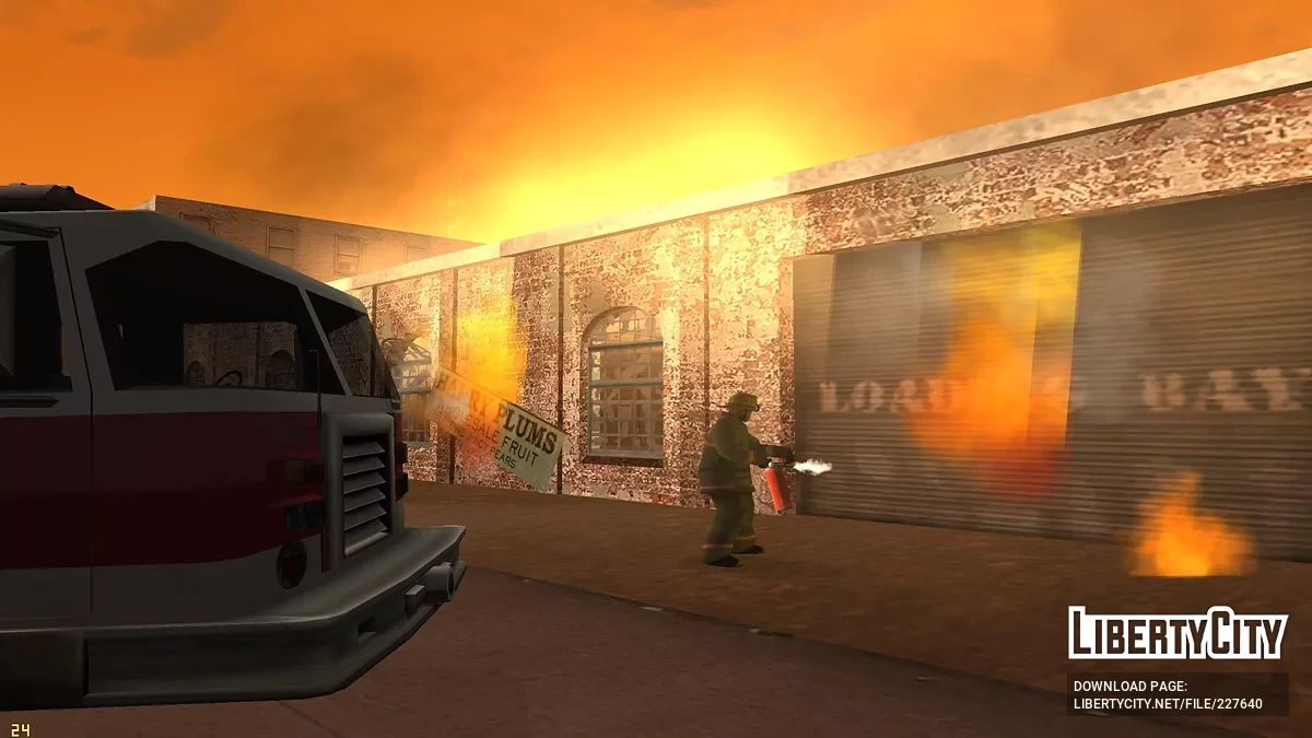 Пожар в San Fierro / GTA San Andreas