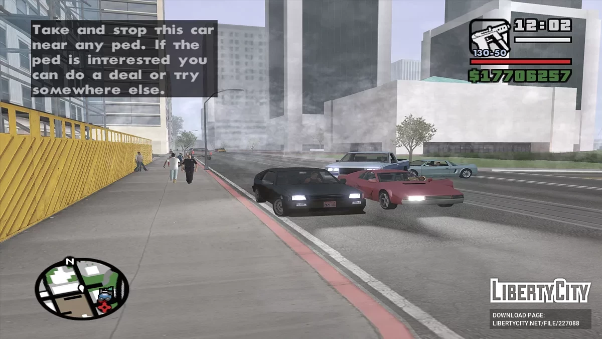 Продавай авто прохожим / GTA San Andreas