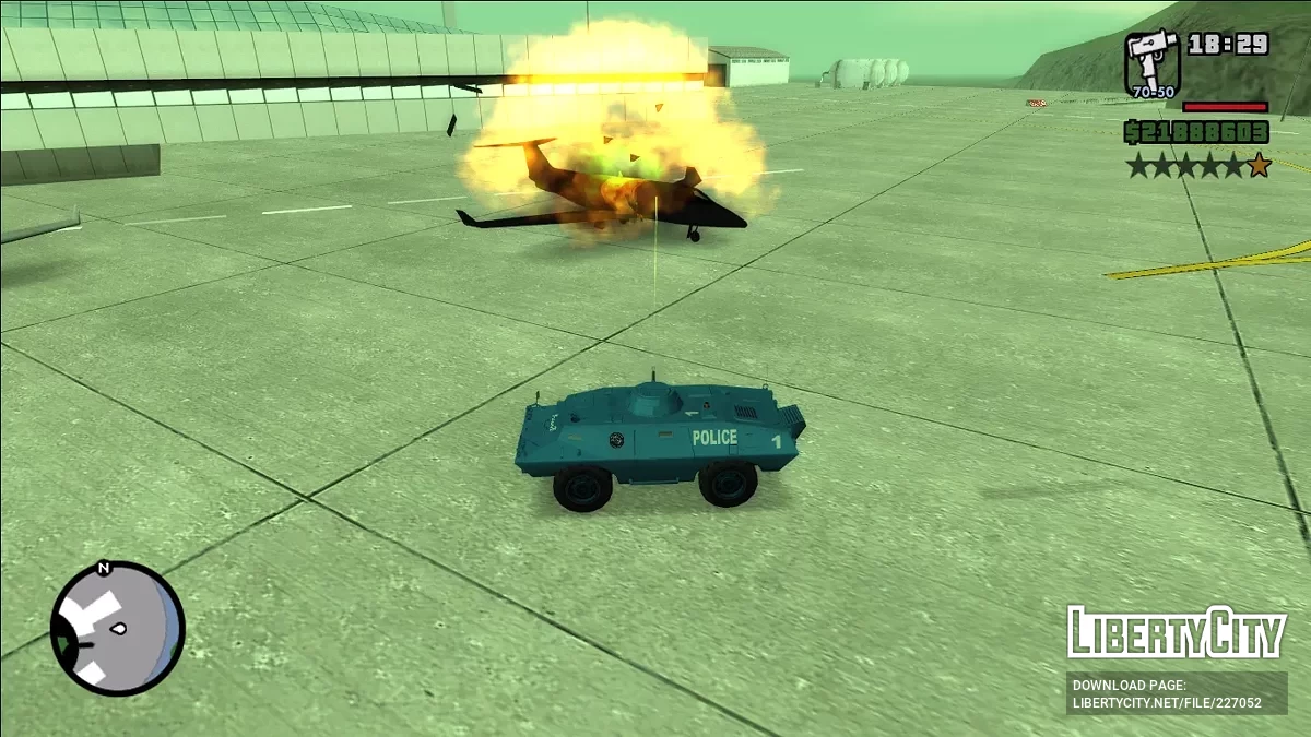 Оружие фургона S.W.A.T. (Исправленная версия) / GTA San Andreas