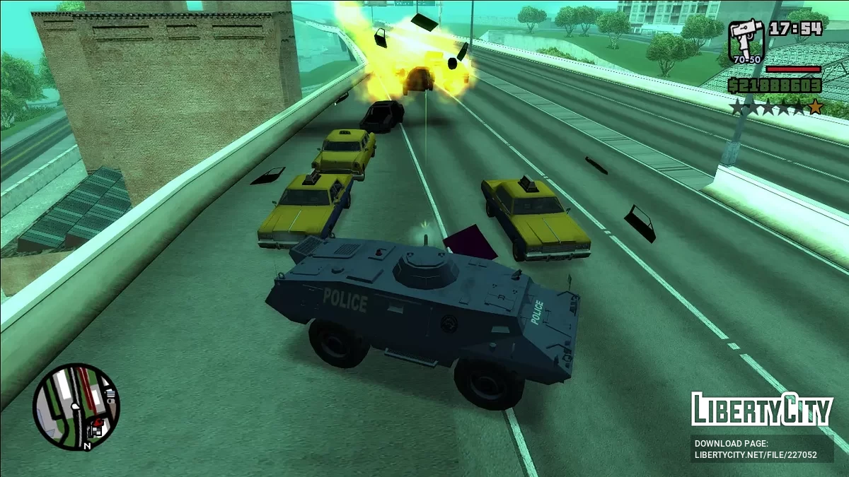 Оружие фургона S.W.A.T. (Исправленная версия) / GTA San Andreas