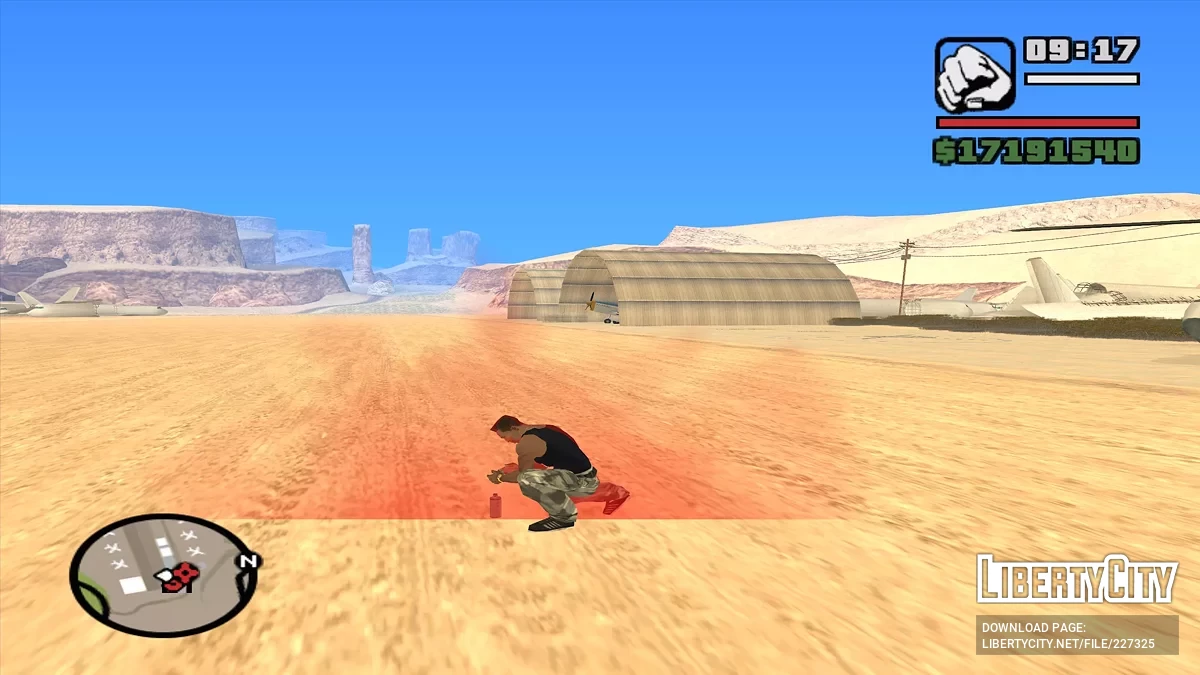 Авиаудар с вертолета / GTA San Andreas