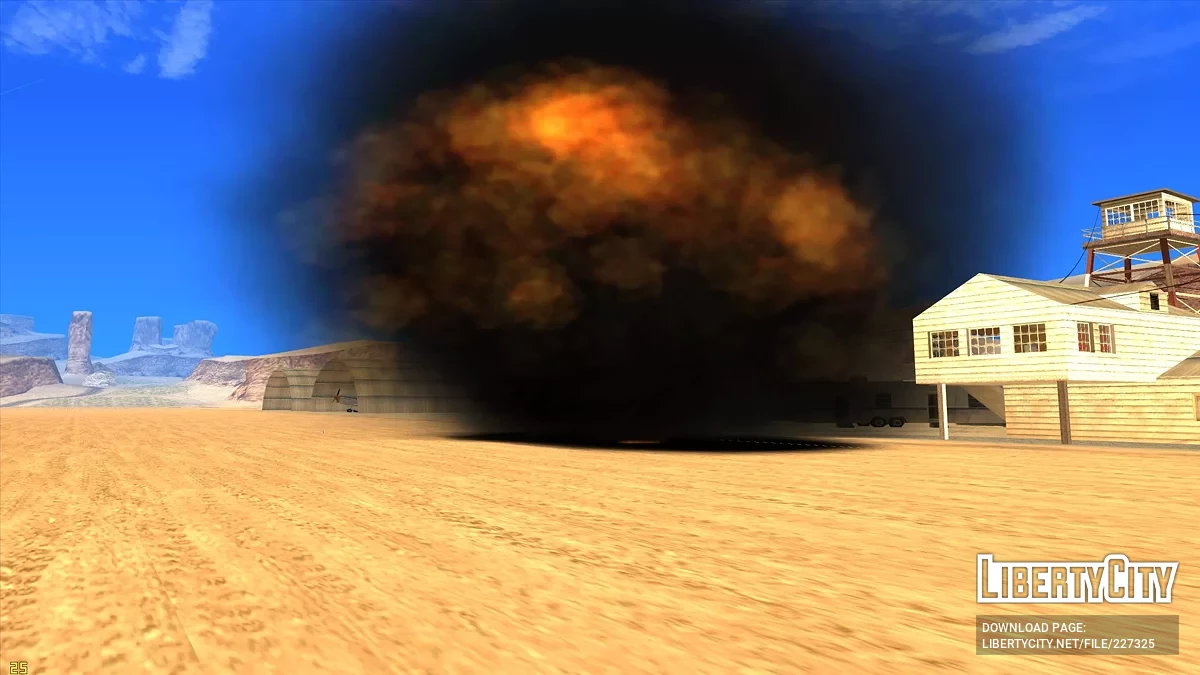 Авиаудар с вертолета / GTA San Andreas