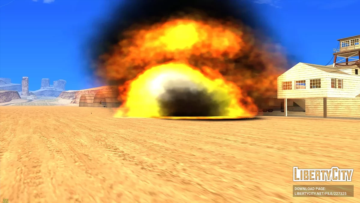 Авиаудар с вертолета / GTA San Andreas