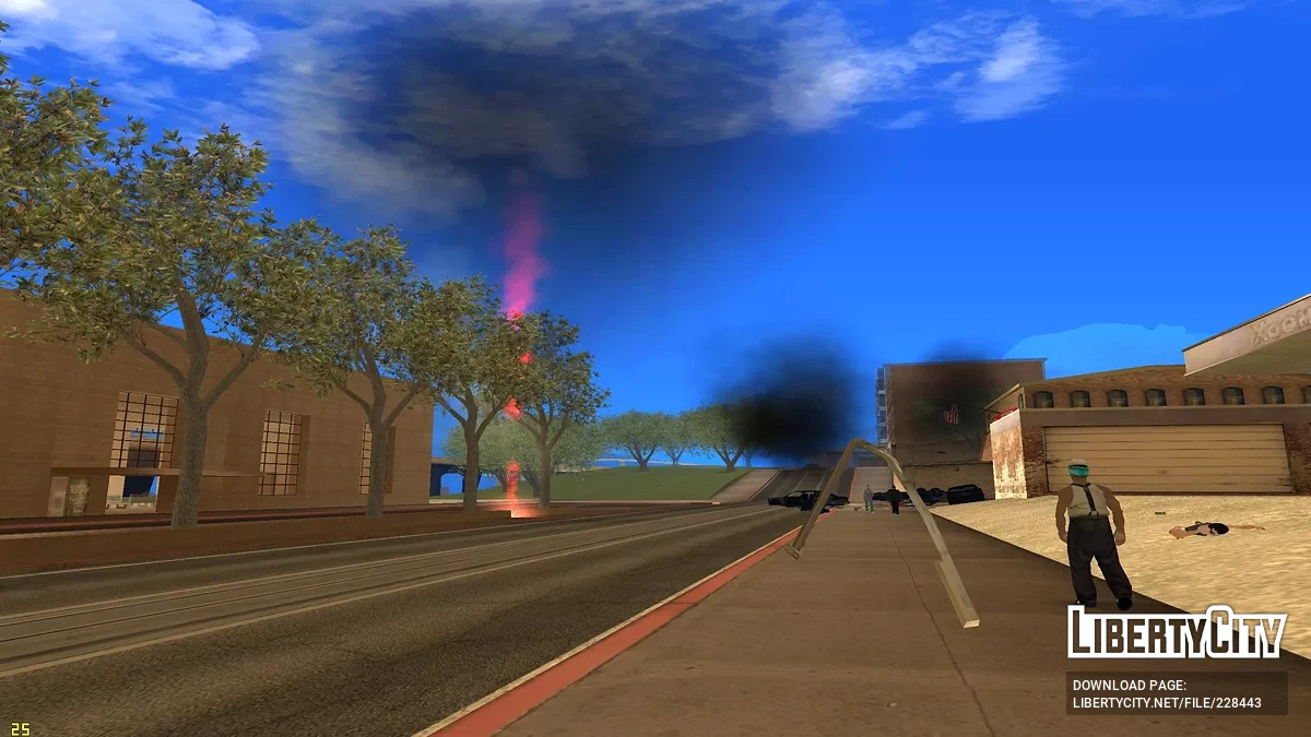 Артиллерийский обстрел / GTA San Andreas