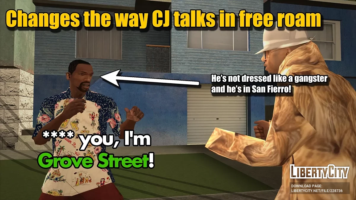 Сиджей меняет настроение / GTA San Andreas