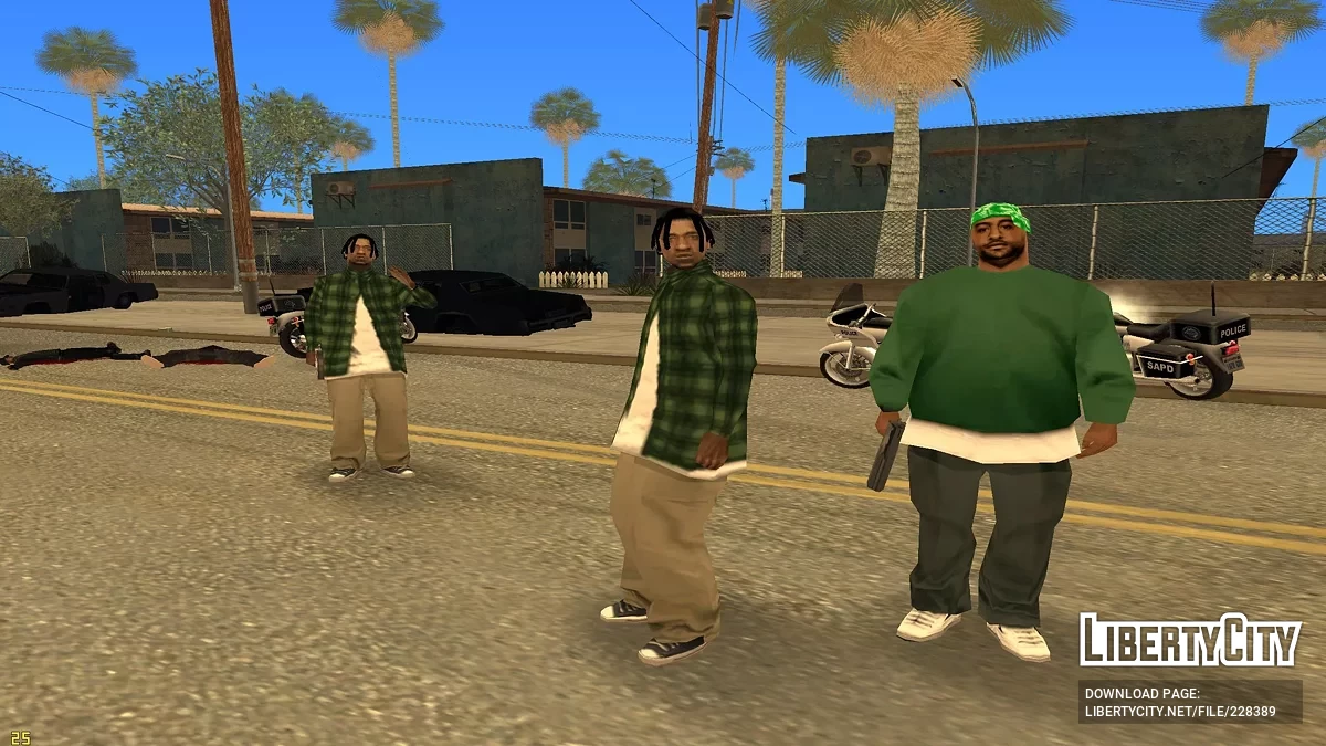 Неуязвимость банды / GTA San Andreas