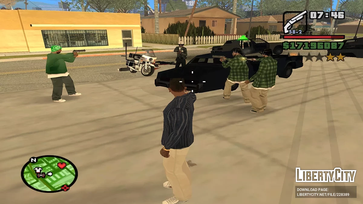 Неуязвимость банды / GTA San Andreas