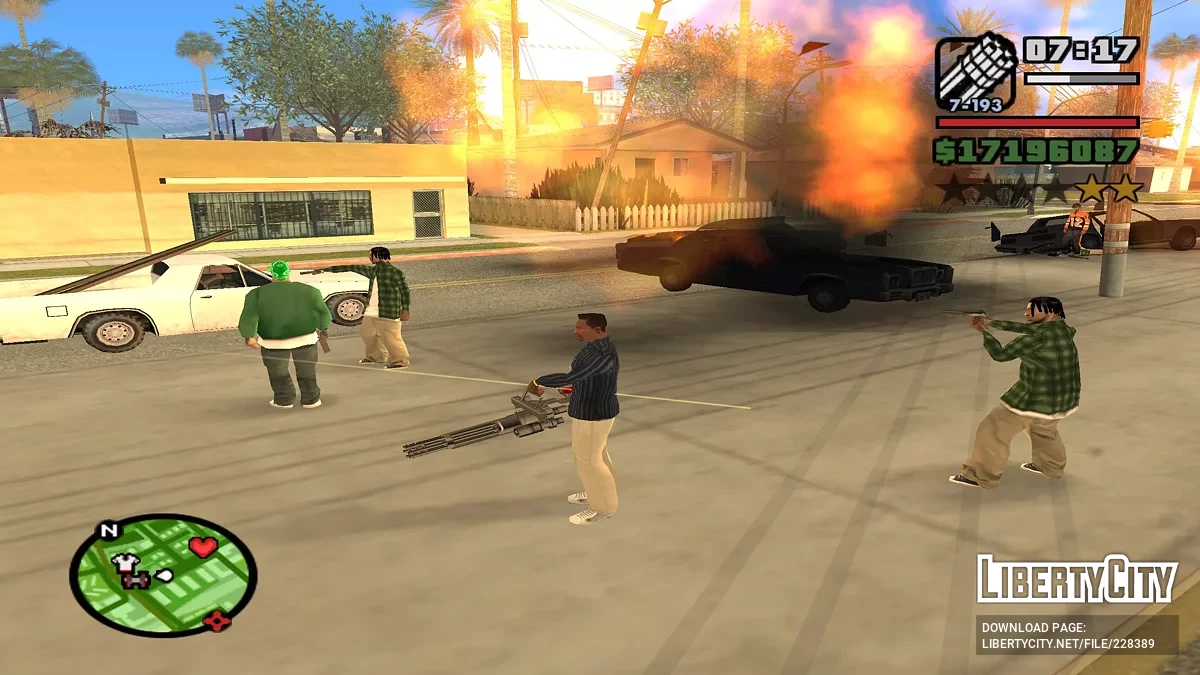 Неуязвимость банды / GTA San Andreas