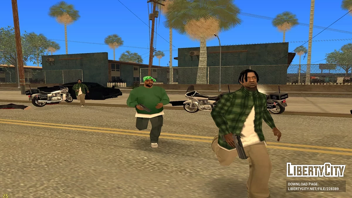 Неуязвимость банды / GTA San Andreas