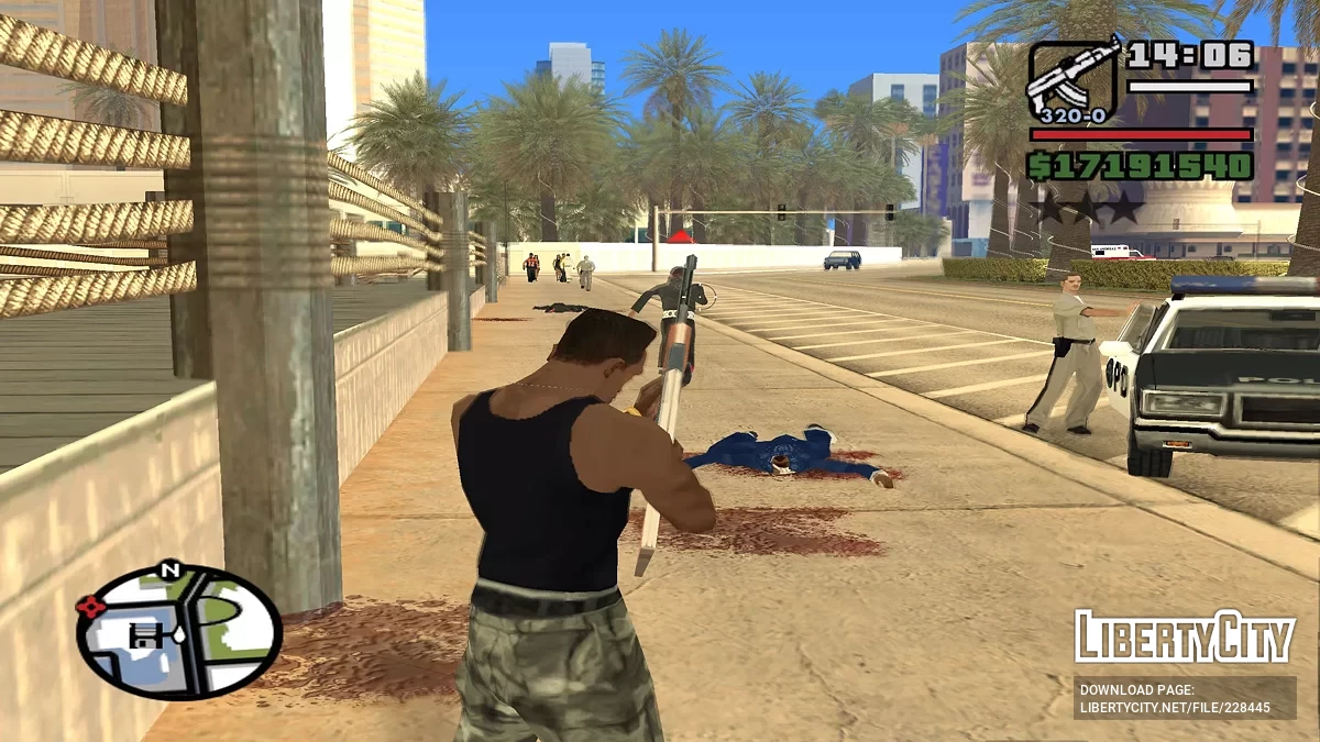 Очки при попадании / GTA San Andreas
