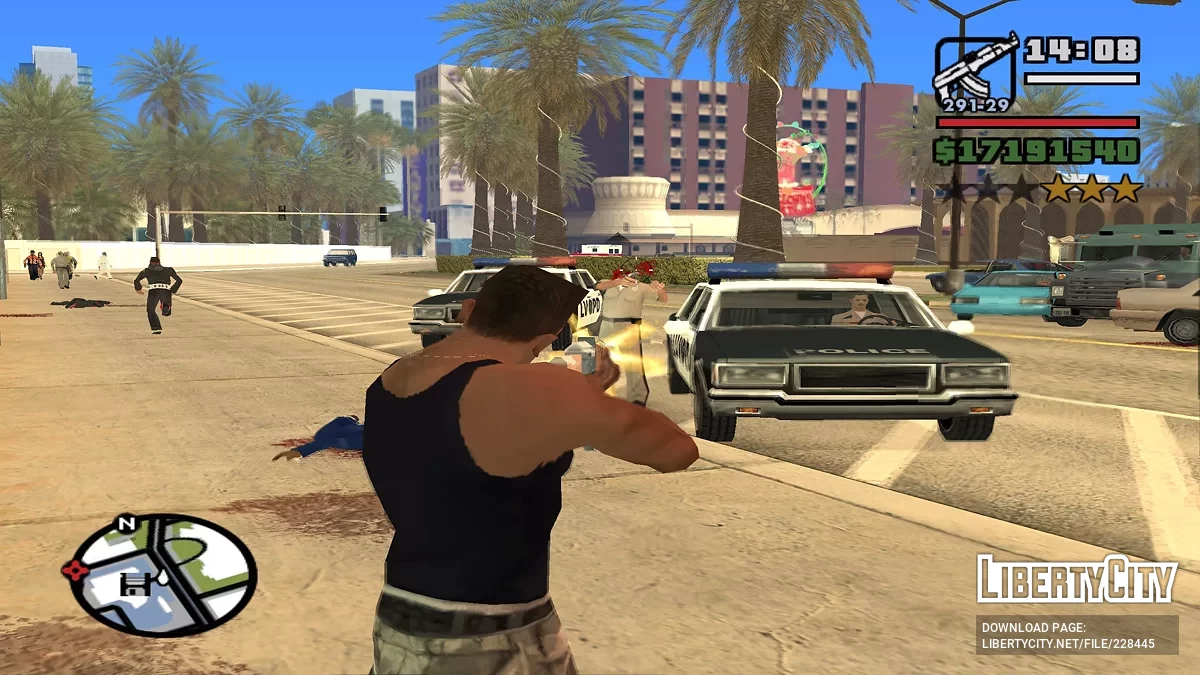 Очки при попадании / GTA San Andreas