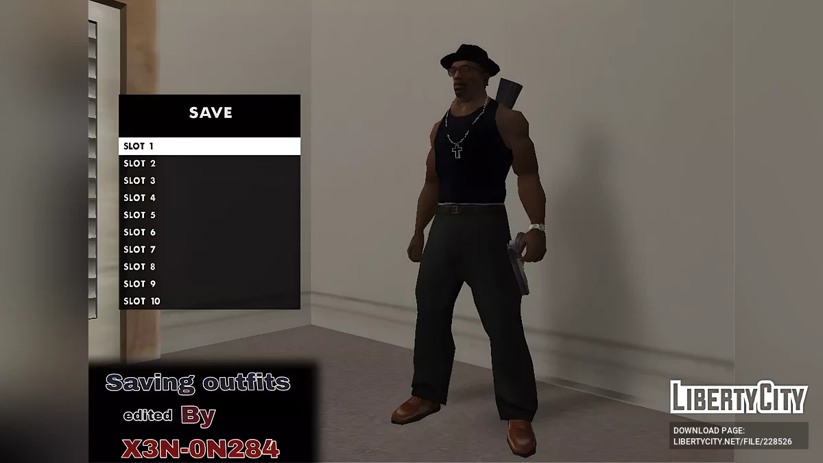 Сохранять комплекты одежды / GTA San Andreas
