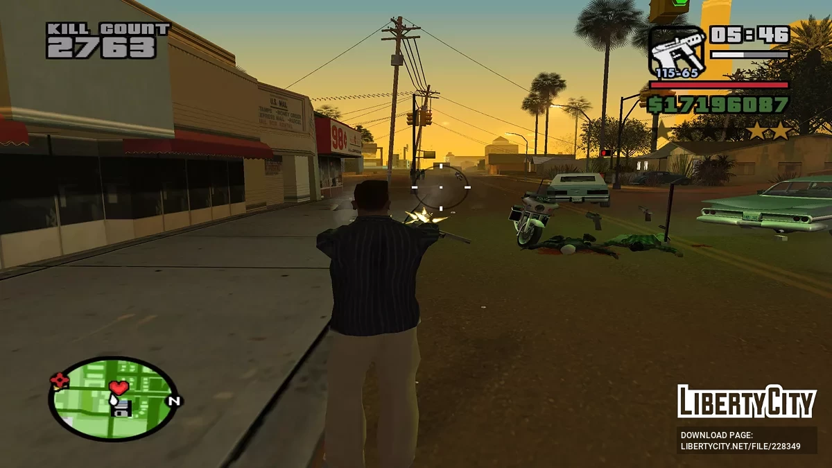Счетчик убийств на экране / GTA San Andreas