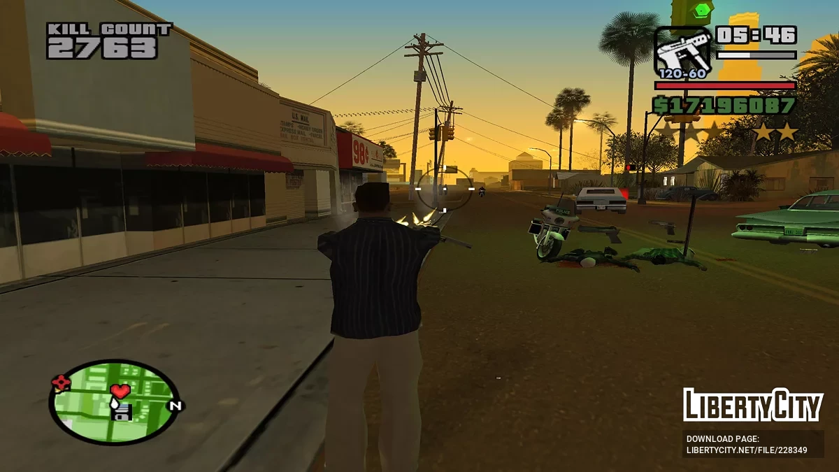 Счетчик убийств на экране / GTA San Andreas