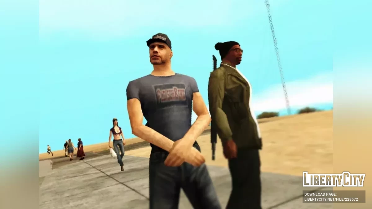 Воры Пешеходы v1.8 / GTA San Andreas