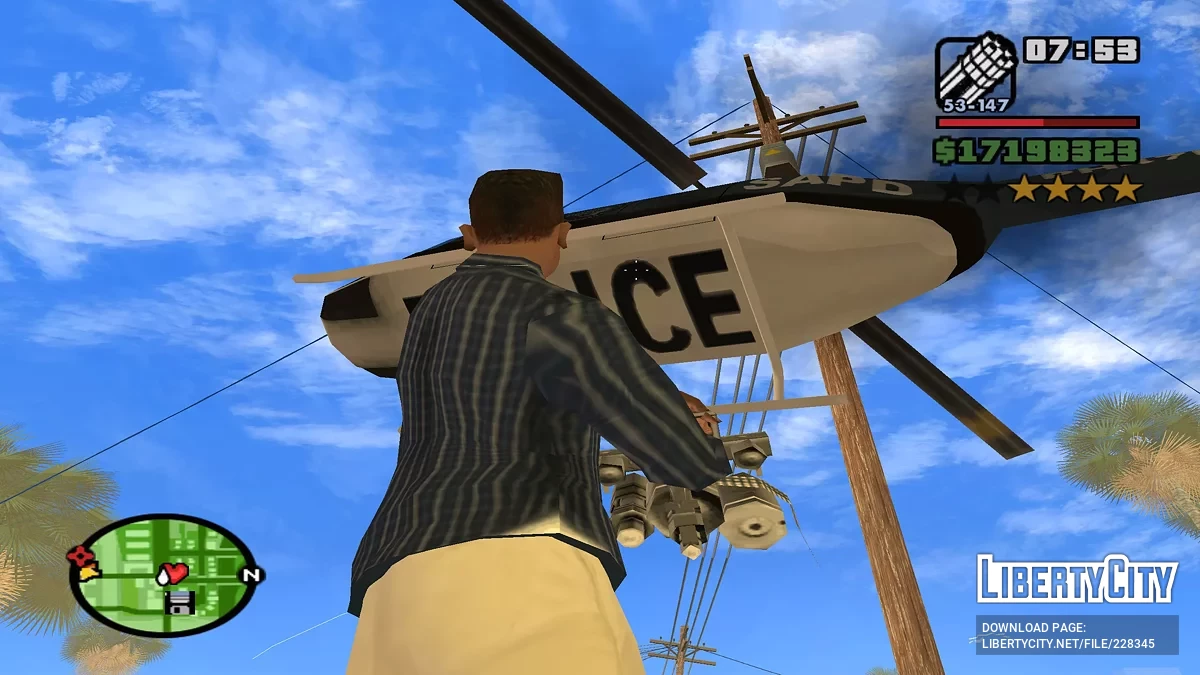 Эффекты при уроне на экране / GTA San Andreas
