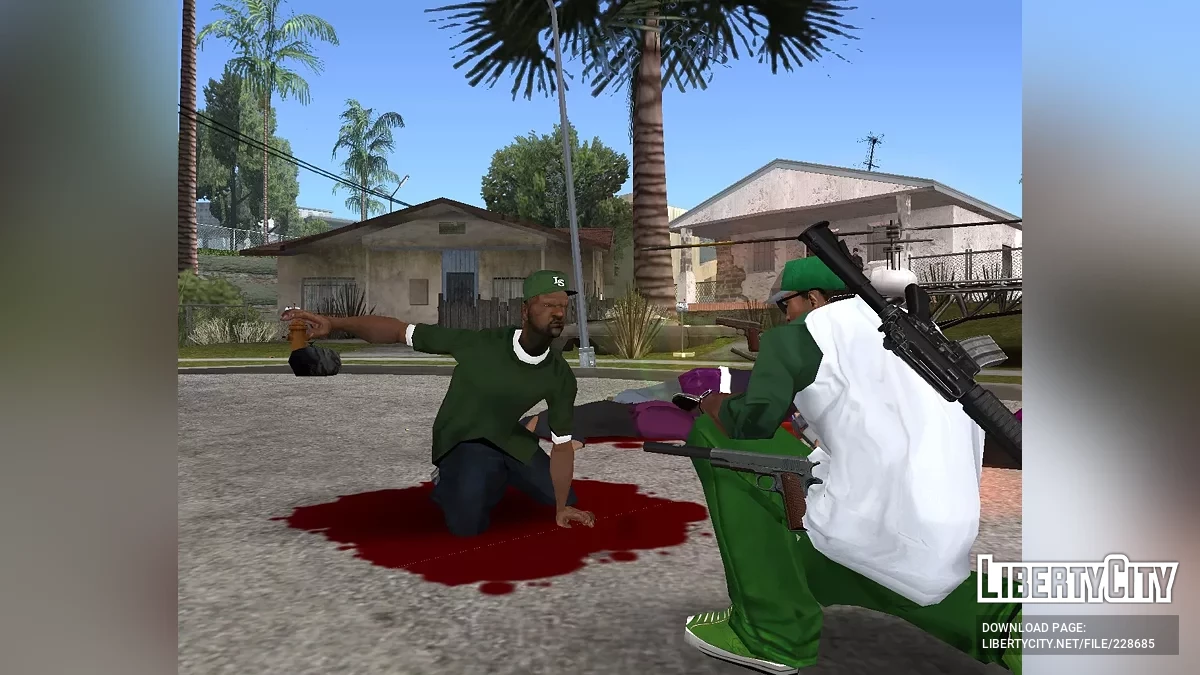 Раненые пешеходы / GTA San Andreas